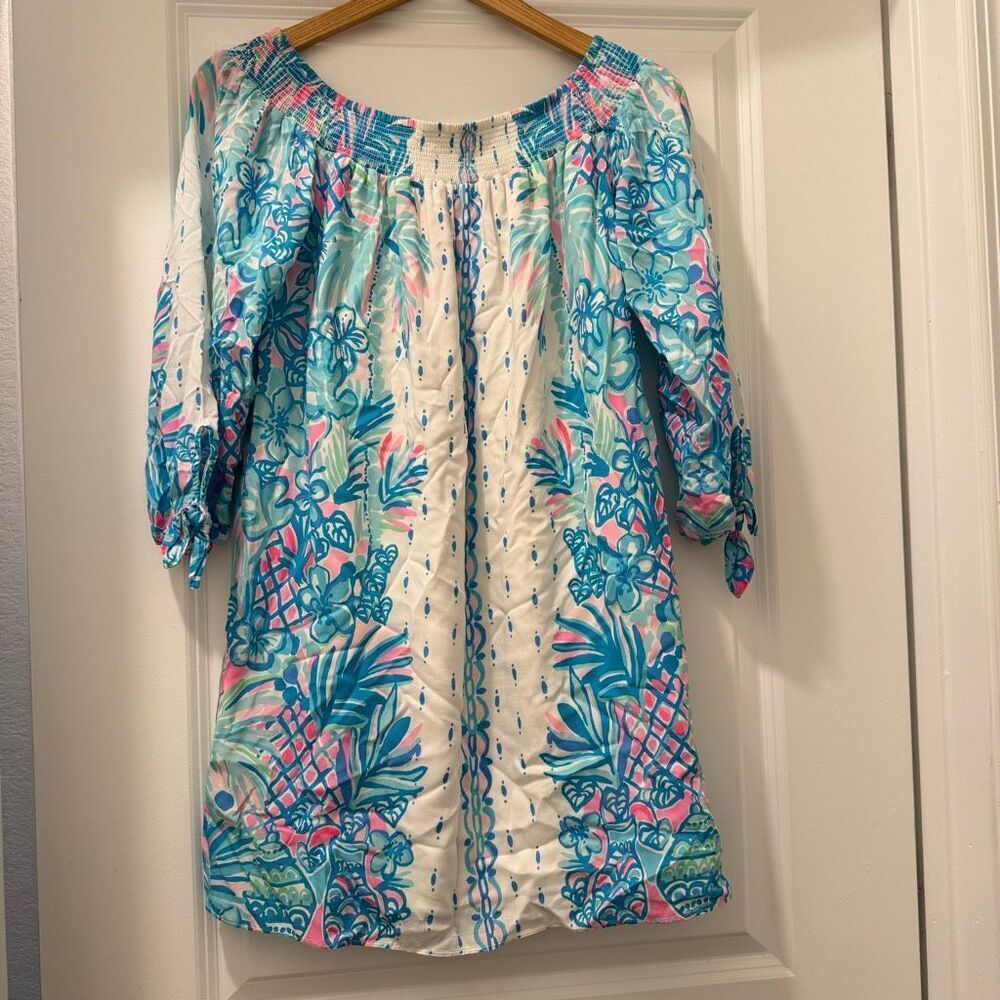 Lilly Pulitzer Maryellen Dress Resort White Coconut size XXS